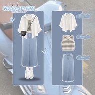 Set AA217 Blue Light Outfit Ideas Boyish Style Hijab Friendly Outfit Pinterest One Set Korean