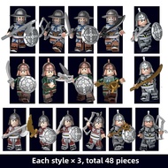 Historical Soldier Assembling Bricks