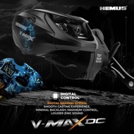 Hemus V Max DC Fishing Reel Buzzer 7.0:1 Carbon