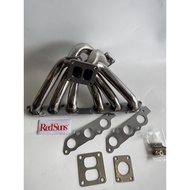 exhaust header turbo manifold supra sc300 gs300 is300 2jz gte 3.0cc t4 flange twin scroll tebal ~ re