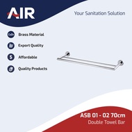 AIR ASB 01-02 Brass Double Towel Bar
