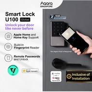 AQARA U100 Smart Door Lock Deadlock Type Home Digital Door Lock Kit