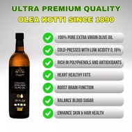 Olea Kotti Premium EVOO High Polyphenol Minyak Zaitun Dara Tunisia 250ML - 5 L Terbaik 1890