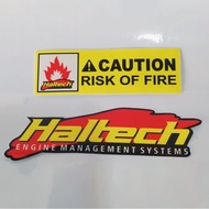 Haltech stickers