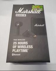 Marshall Minor III True Wireless Earphone - Black藍芽無線耳機