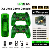 Game Stick X2 Ultra Game Box, 4K 42000+ Classic Games 2.4G Wireless Handheld Game Console Controller