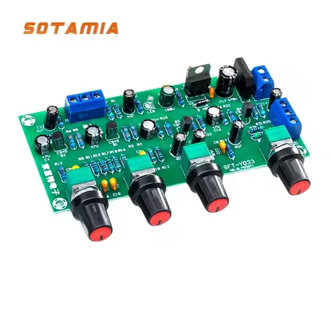 SOTAMIA HiFi Pure Class A Preamp Tone Board Preamplifier Transistor Tuning Board With Balance DIY Ho