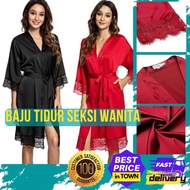 Big Size Baju Tidur Seksi Wanita linen Baju Tido Perempuan Sexy Lingerie Baju Tidur Malam Pertama Pl