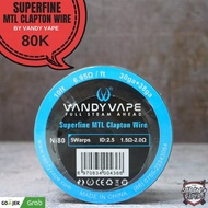 Promo SUPERFINE MTL CLAPTON WIRE BY VANDY VAPE AUTHENTIC Murah