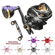 MAYSHOW Star Drag, DIY Upgrade 65mm Aluminum Baitcaster Drag, Premium Accessory Six Star Brake Alumi