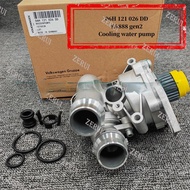 ZR For Volkswagen Audi Engine Cooling Water Pump Thermostat Assembly for Passat B7 Golf MK6 Tiguan C
