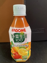 Kagome 野菜生活 100 Carrot & Orange 飲料280ml