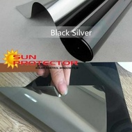 Mirror Glass Film Black Silver Glass Film Glass Film