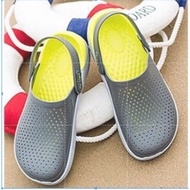 [A Full of energy]☃วาสขี่ Crocs Lite ชายชายหาด/ผู้ชายรองเท้าแตะรองเท้า Flip Flop ใหม่