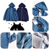 親子款Champion x Ne-net貓咪連帽牛仔外套