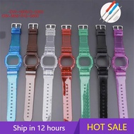 Tali Jam Tangan Resin+Sarung untuk Casio G-Shock Small Square DW-5600/5000 GW-M5610 G-5600 GLX-5600 