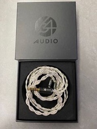 64 audio shielded silver cable 4.4mm 旗艦耳機線