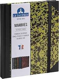 Le Dauphin – Ref 267203D – Marble Index – Notebook with 192 Lined Pages – Dimensions 22.0 x 17.0 cm 