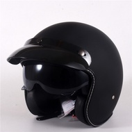 Motorcycle Helmet Retro Vintage 3/4 Open Face Helmet Half Classic Vespa Pilot Mopeds Chopper Cafe Ra