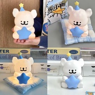 พร้อมส่ง🩵 โคมไฟ Maltese & the Starry Sky มอลทีส ดวงดาว ปรับระดับแสงได้ น่ารัก โคมไฟตั้งโต๊ะ แต่งโต๊ะ