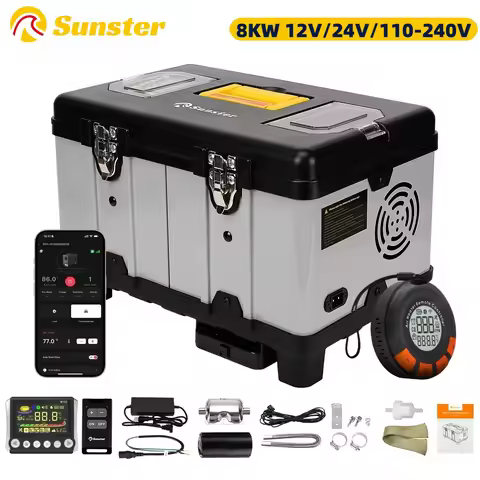 8KW TB10PRO Diesel Auxiliary Heater 110-220V AC 12/24V DC With High-Altitude Mode & Ventilation Mode