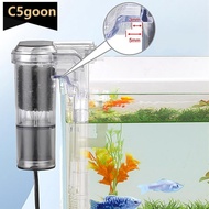 C5GOON Aquarium Filter Mini Silent USB Waterfall Fish Tank Filter Adjustable Water Volume Wall Mount