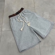 American High Street Trendy Double-Waist Cropped Shorts Men Loose Fashion Trendy Men Casual Shorts y