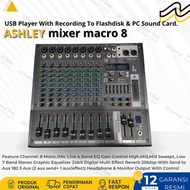 mixer audio ashley macro8 / ashley macro 8 channel orinal