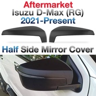 Tunez Matte Black Half Side Mirror Cover - Isuzu D-Max RG 3rd Generation 2021/2022