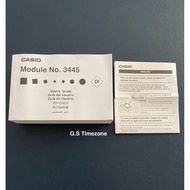 Genuine Casio G-Shock manual booklet for Frogman GWF-D1000 series (module 3445) USED