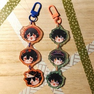 Ensemble Stars Ritsu and Mika Linked keychain
