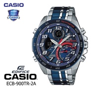 Casio EDIIFICE รุ่น ECB-900TR นาฬิกาข้อมือ สายสเตนเลสสตีล กันน้ำลึก 100 เมตร สินค้าประกัน1ป