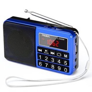 全新: 便攜收音機 AM/FM  Radio 全波段, 插卡音箱 大螢幕 - 紅色 / 藍色