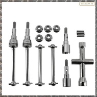 [L W H Y] For 1/12 Scale RC Car Metal Upgrade Parts for SY1201/1202 1203 1204- Front Rear Drive Shaf