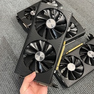 Factory New Original Brand Sapphire Nitro Rx580 8g Desktop Gaming Graphics Card Used RX 580 8GB 2048