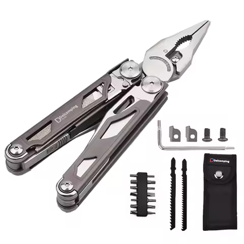 Daicamping DL30 Multitool Diy Multi Tool Folding Multi-tool Knife Scissor Clamp EDC Gear Manual Hand