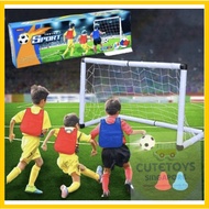 [SG STOCKS] Kids Football / Soccer Toy Set with 60cm Goalpost for Indoor & Outdoor Sports Toys