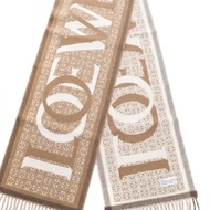 💖Loewe 圍巾 Loewe字樣 全新💖 全新全配