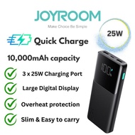 JOYROOM 25W 10000mAh Power Bank PD Fast Charging 3.0A Phone Tablet lpad lphone Samsung Xiaomi Oppo