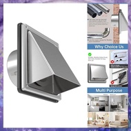 [r3jylk02.vn] 6In Vent Cover Dryer Vent Cover Stainless Steel Vent Cover Outdoor Wall with Cushioned
