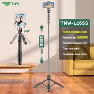 HP TNW L16/L16SS Selfie Stick Bluetooth Tongsis Tripod 4in1 Camerahp - TNW L16SS