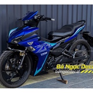ZR removable sticker for Exciter 155vva Ex155 GP Blue sticker motor