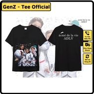 ADLV T-Shirt-Model 40- Three Astronauts, ADLV Loose T-Shirt for Men and Women