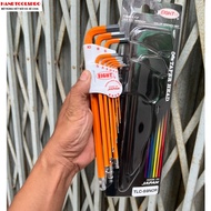 JAPANESE orange hexagonal ball set of 9 pieces 1.5-10mm TLC-S9NOR EIGHT