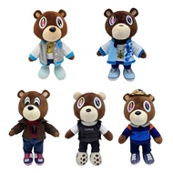 New Kanye Teddy Bear Plush Toys Cute Soft Stuffed Animation Home Room Decor Dolls For Kid Birthday Christmas Gift