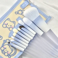 Makeup Brushes Set Eyeshadow Blending Blush Tools Mini Portable Beginner