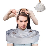 DIY haircut cape umbrella layer cut coat shaving hair wrap apron hairdressing robe cover hairdresser