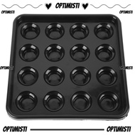 OPTIMISTI Pool Ball Tray, 16 Holes Plastic Billiard Ball Tray, Billiard Accessories Black Billiard B