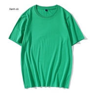 Men Men's Round Neck Short-Sleeved T-Shirt Solid Color Odal Sweatshirt Half-Sleeved Mercerized Cotto