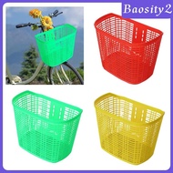 [Baosity2] Bike Basket Front Basket Bike Accessories Bike Pannier Pet Carrier Storage Basket Picnic Folding Bike Riding